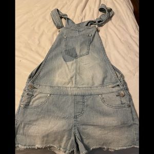 Vintage pinstripe overalls